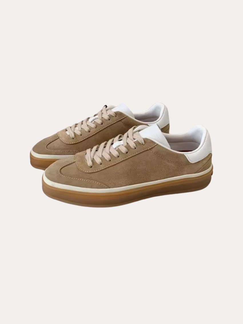 Suedesneakers Khaki