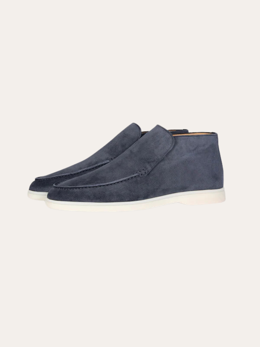 Signatur Loafers – Stålblå