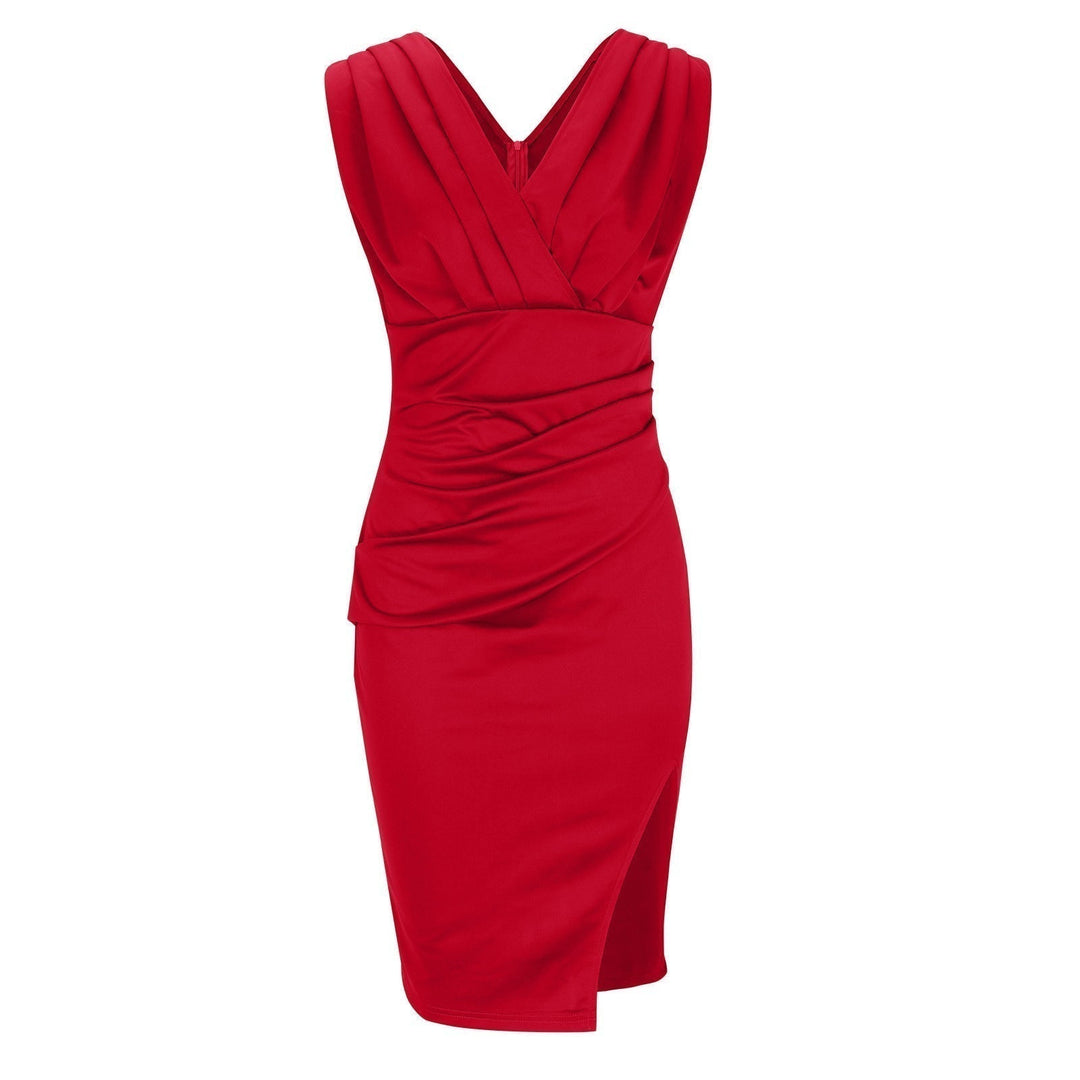 Géna | Stilfuld Plisseret Bodycon Kjole