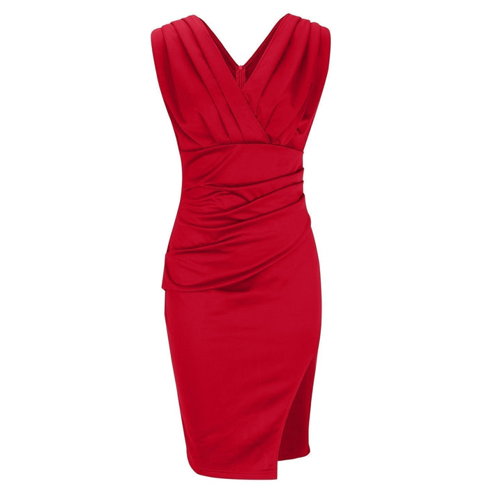 Géna | Stilfuld Plisseret Bodycon Kjole