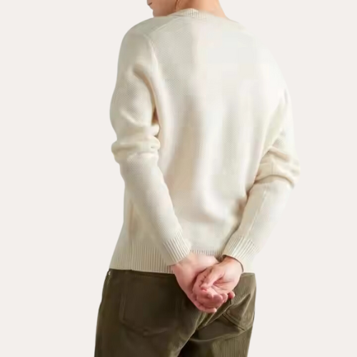 Uld Polo Med Lange Ærmer