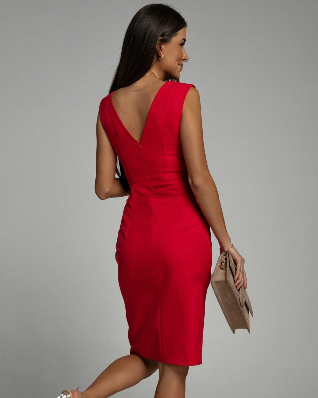 Géna | Stilfuld Plisseret Bodycon Kjole
