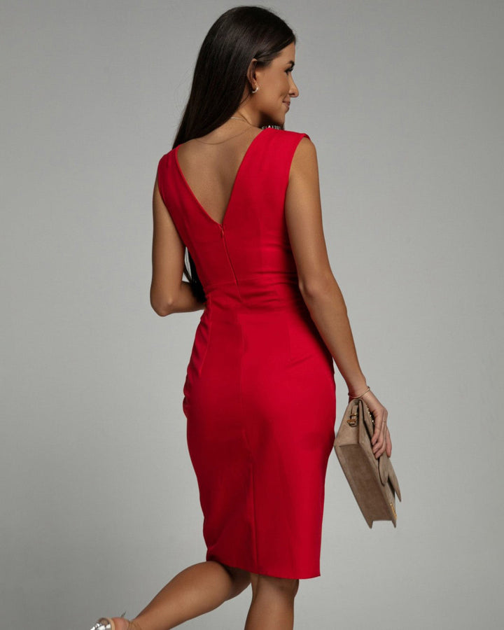 Géna | Stilfuld Plisseret Bodycon Kjole