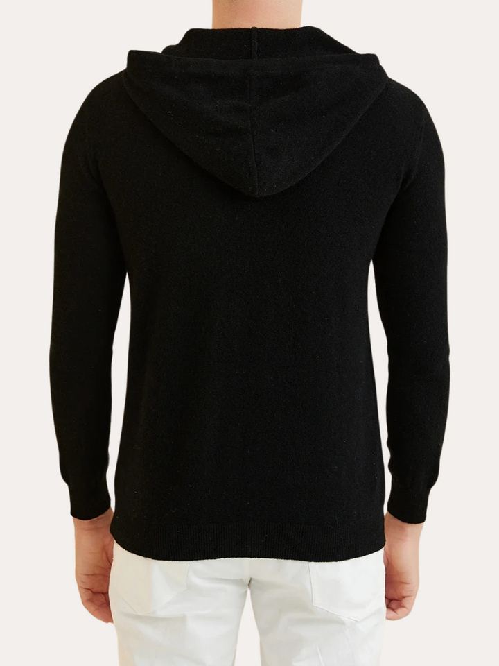 Essentiel Cashmere Hoodie - Dyb Sort