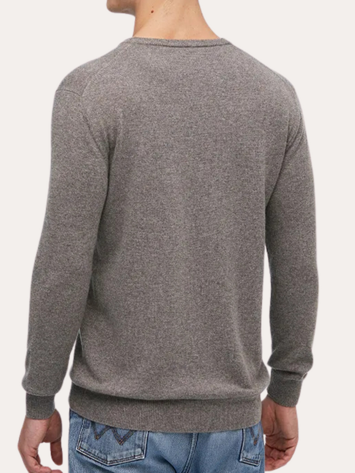 Cashwool sweater Grå