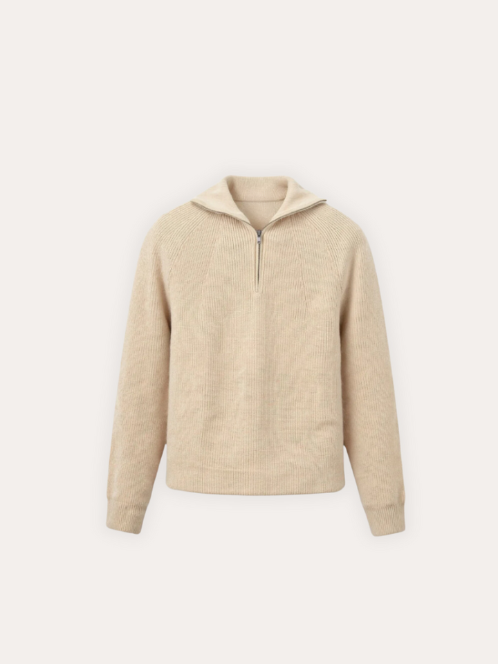 Quarter Zip Striktrøje