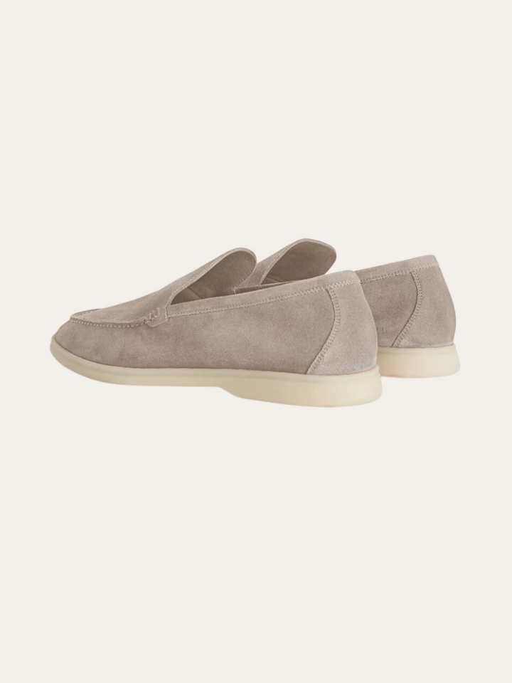 Refinerede Suede Loafers – Beige Sable