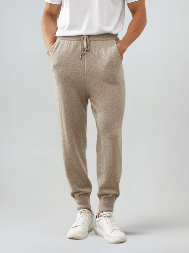 Forfinet Cashmere Bukser – Beige