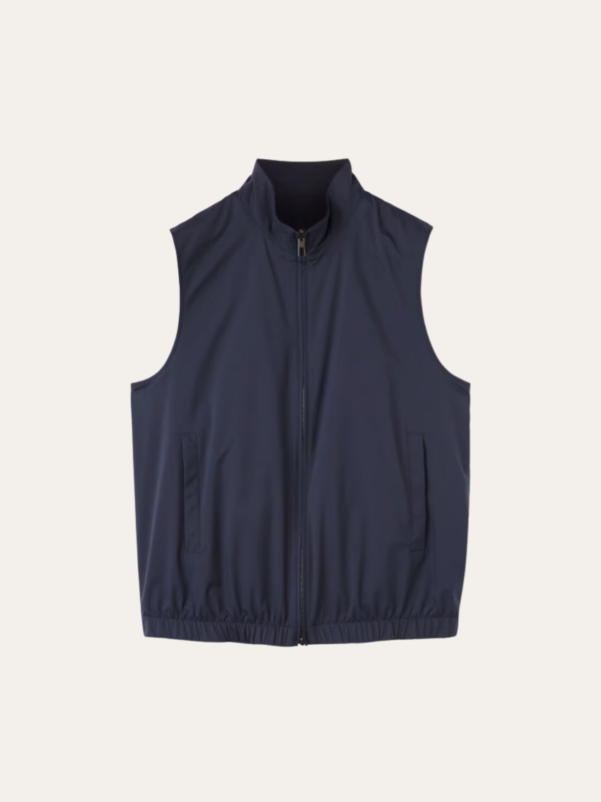 Vendbar City Bodywarmer - Marineblå