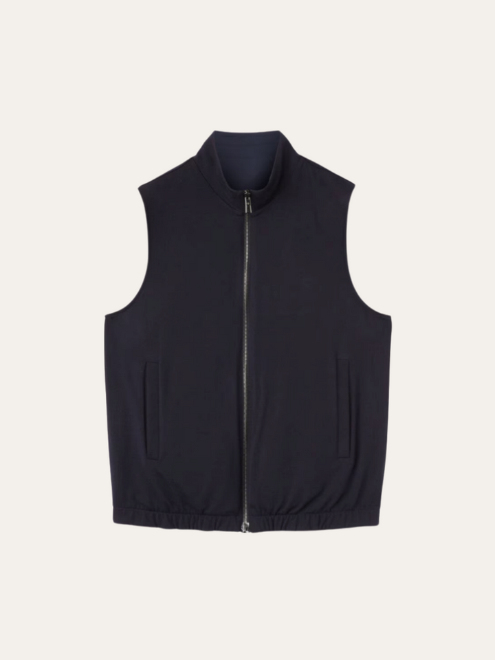 Vendbar City Bodywarmer - Marineblå
