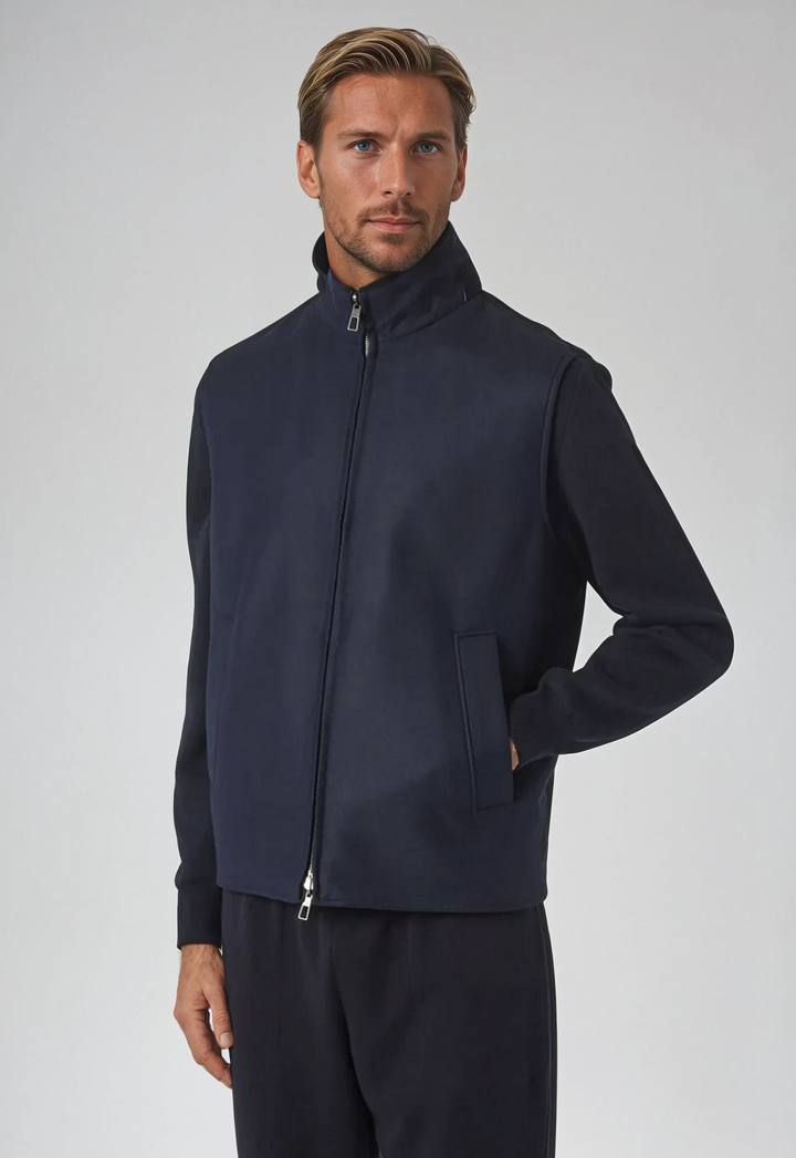Vendbar City Bodywarmer - Marineblå