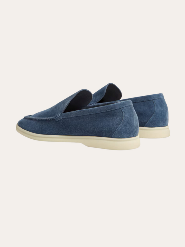 Forfinede Suede Loafers – Intens Blå