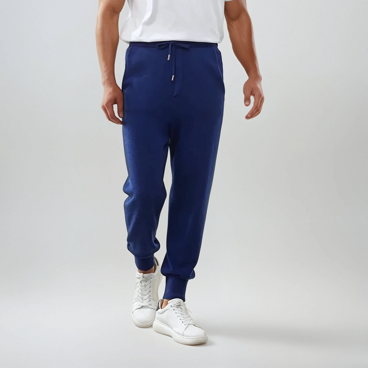 Forfinet Cashmere Bukser – Blå