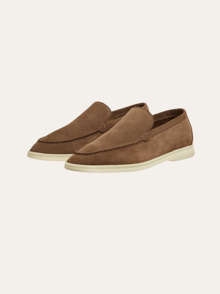 Forfinet Suede Loafers – Brun