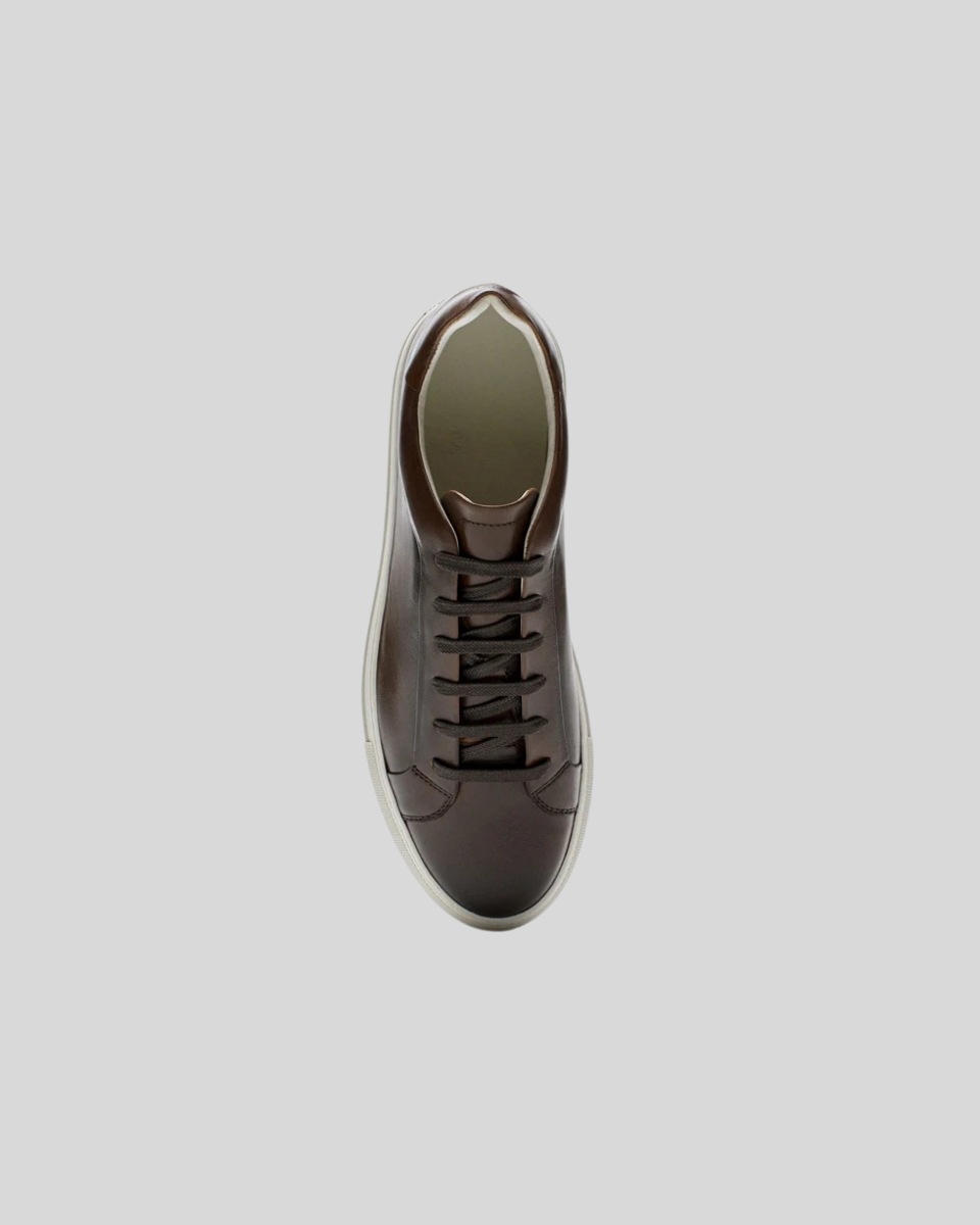 Læder Oxford Sneakers - Brun