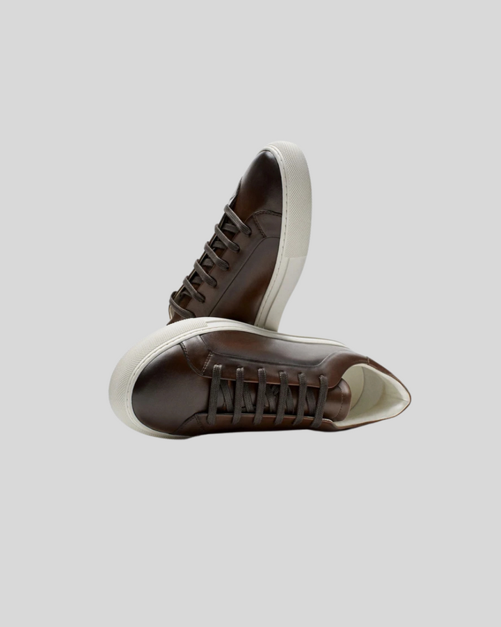 Læder Oxford Sneakers - Brun
