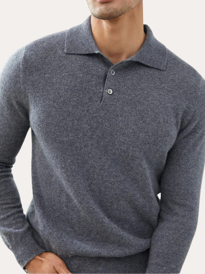 Polo Cashmere Classique - Grå