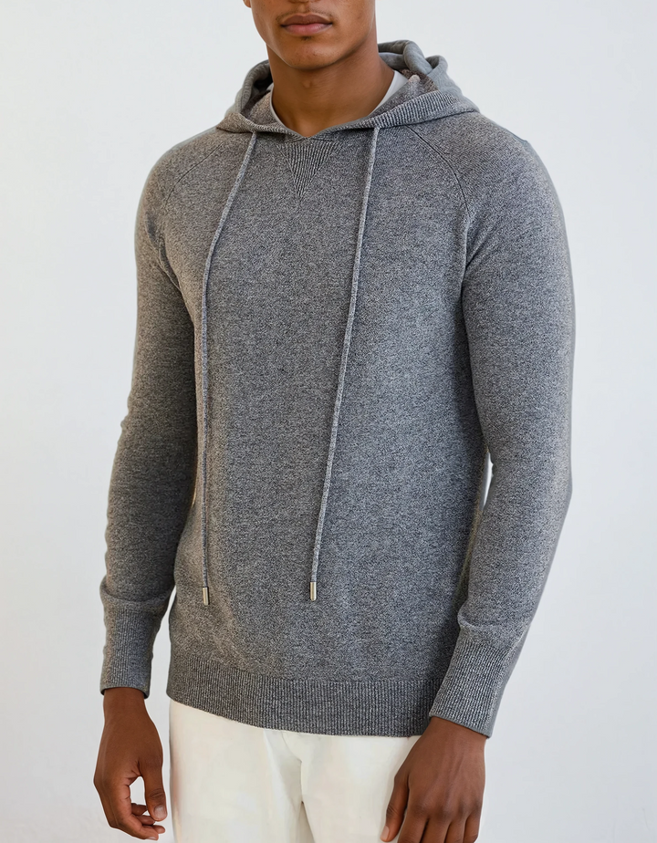 Essential Cashmere Hoodie - Mørkegrå