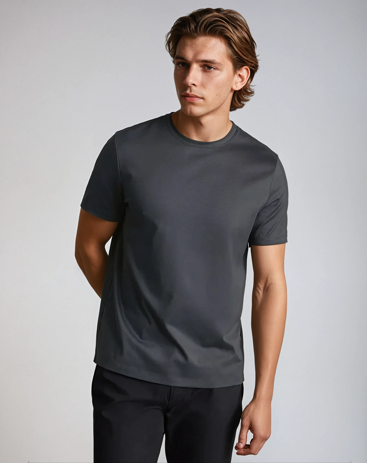 Signature Supima T-shirt – Mørkegrå