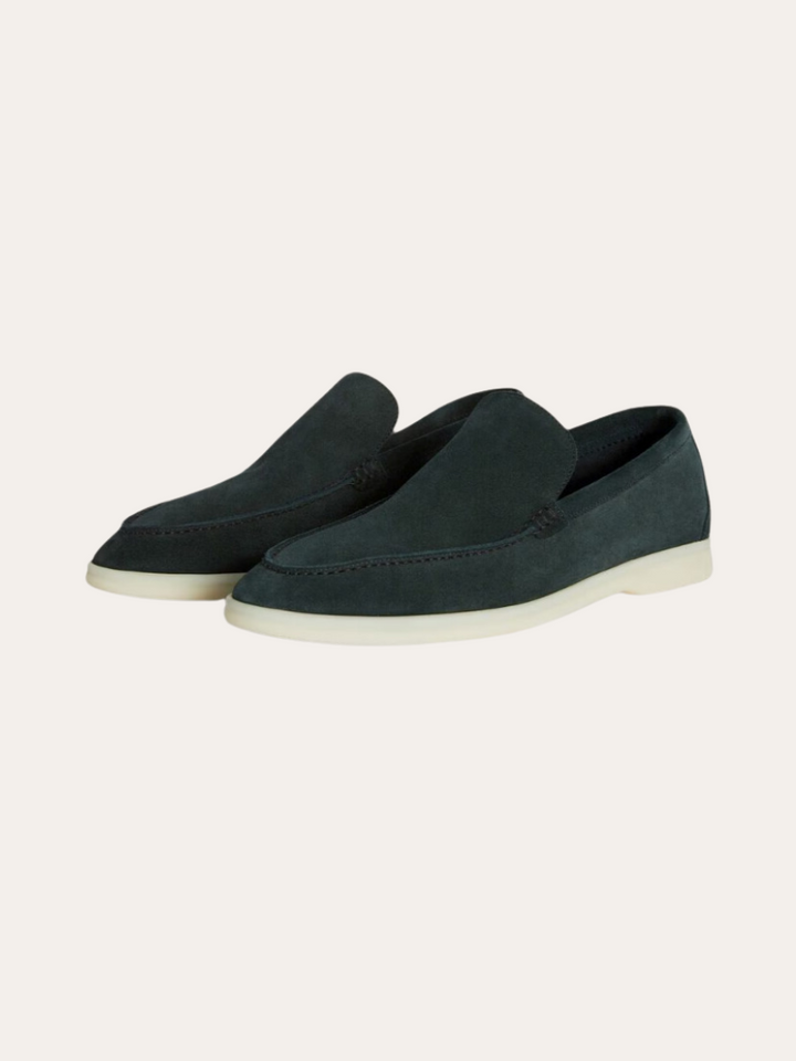 Forfinede Suede Loafers – Mørkegrøn
