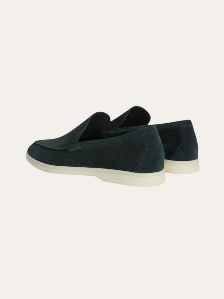 Forfinede Suede Loafers – Mørkegrøn
