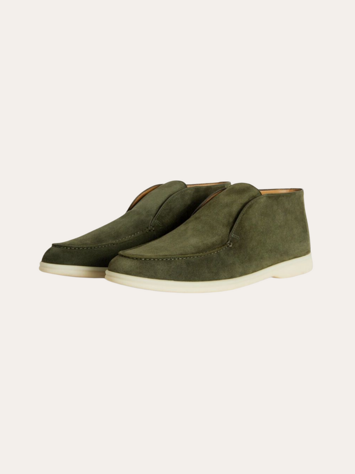 Suedes City Loafers - Mørkegrøn