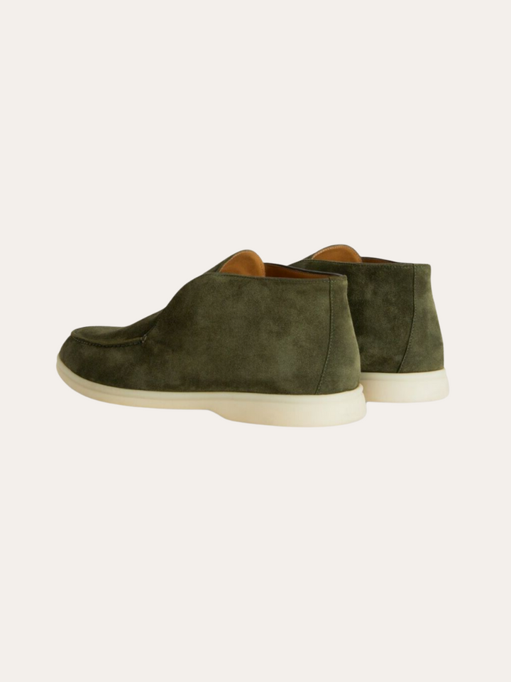 Suedes City Loafers - Mørkegrøn