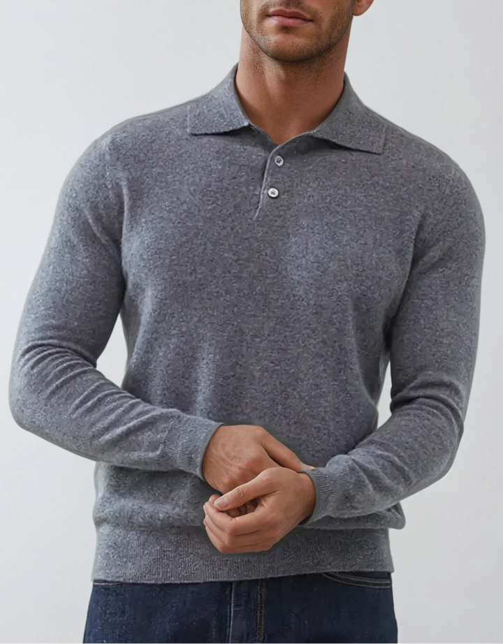 Polo Cashmere Classique - Grå