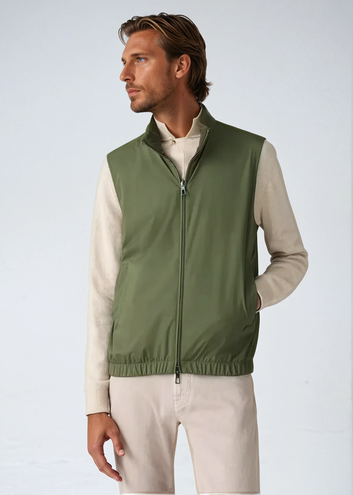 Vendbar City Bodywarmer - Mørkegrøn
