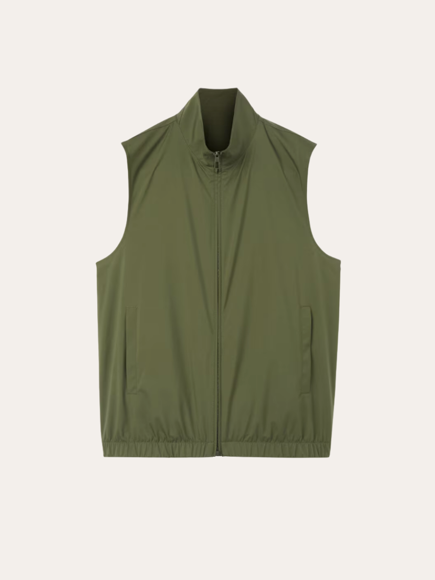 Vendbar City Bodywarmer - Mørkegrøn
