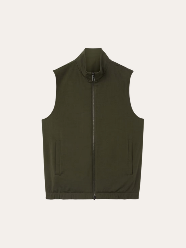Vendbar City Bodywarmer - Mørkegrøn