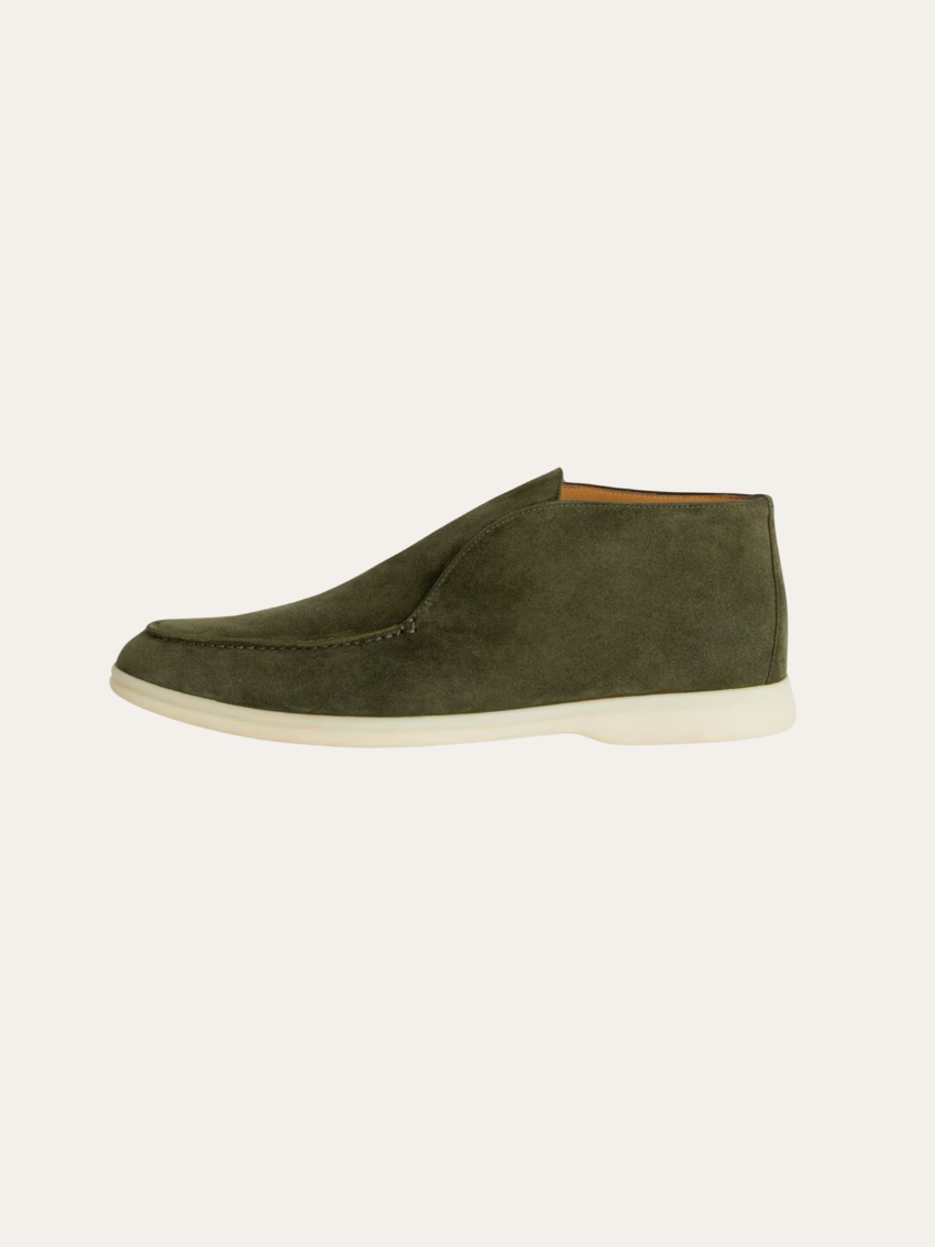 Suedes City Loafers - Mørkegrøn
