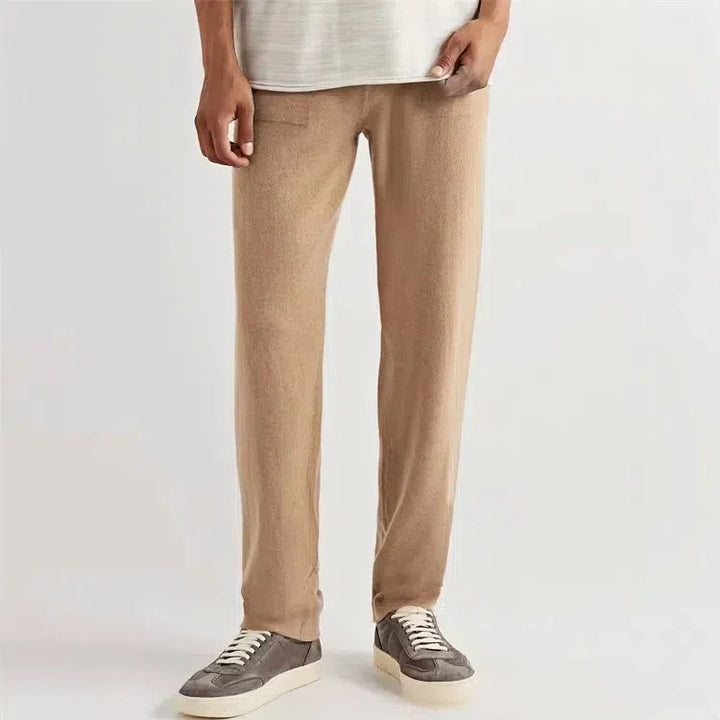 Fint Cashmere Bukser – Sable Khaki