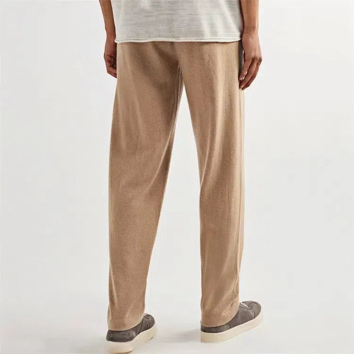 Fint Cashmere Bukser – Sable Khaki