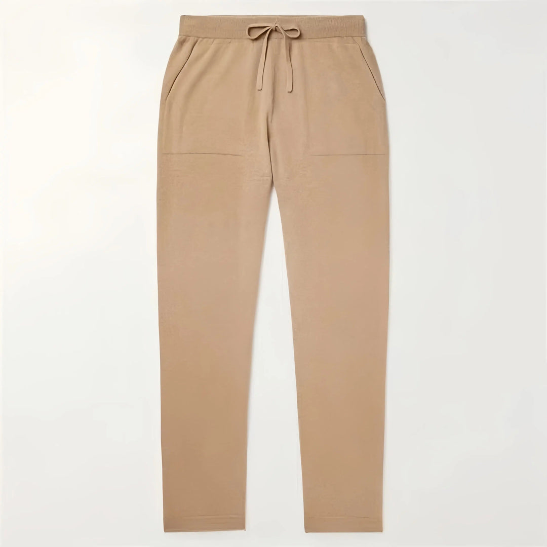 Fint Cashmere Bukser – Sable Khaki