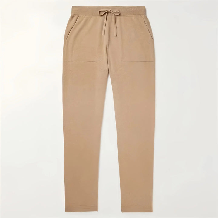 Fint Cashmere Bukser – Sable Khaki