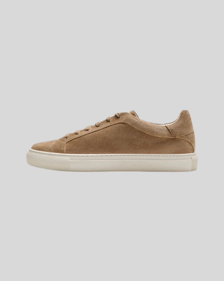 Læder Oxford Sneakers - Khaki