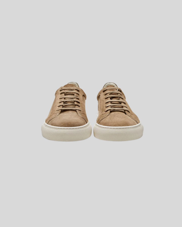 Læder Oxford Sneakers - Khaki