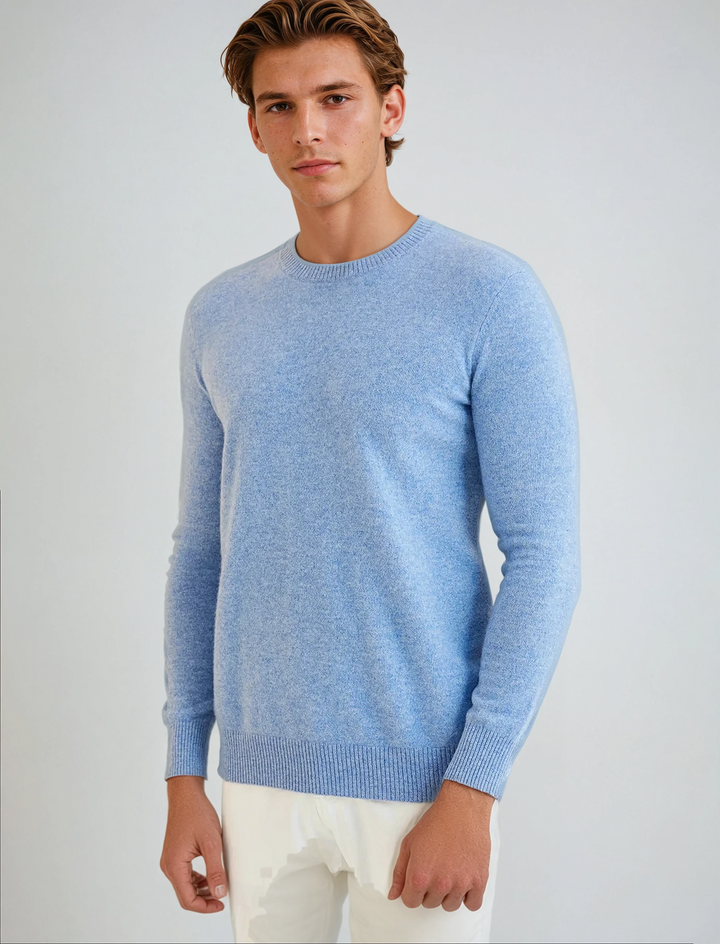 Signatur Cashmere Sweater - Lysblå