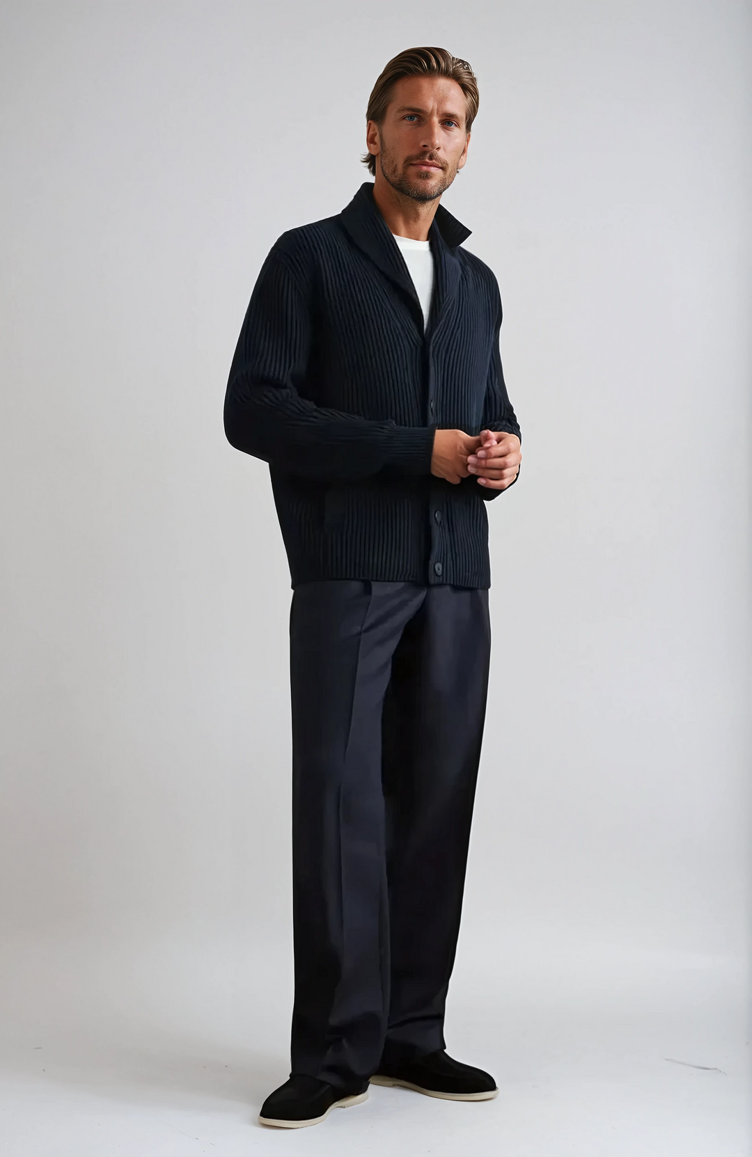 Suedes City Loafers – Marineblå