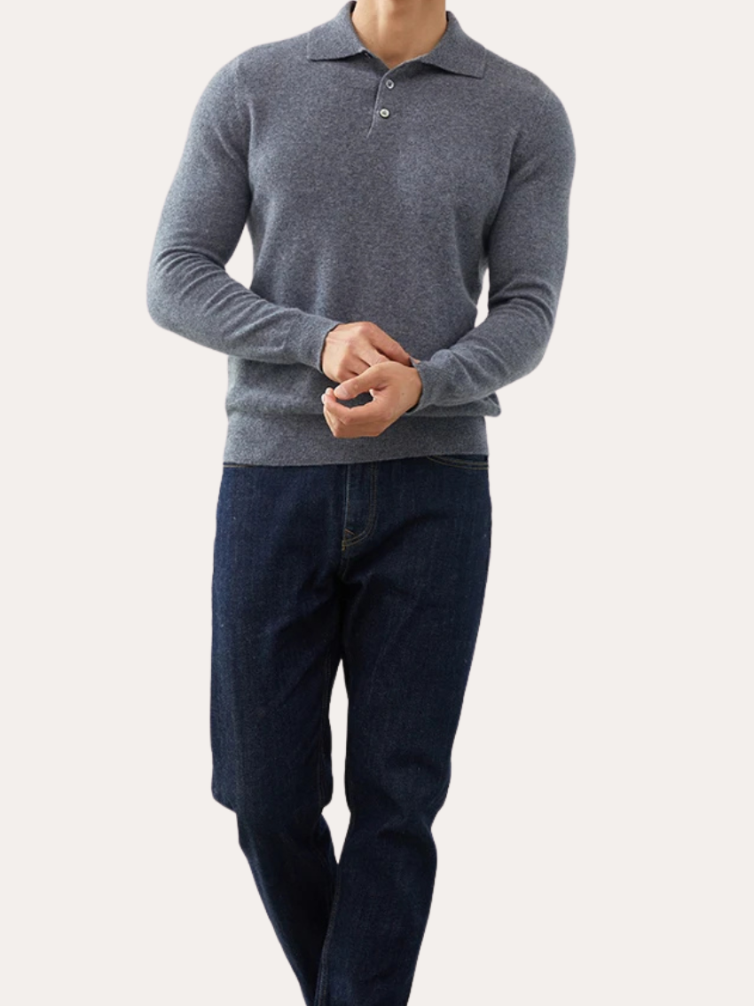 Polo Cashmere Classique - Grå
