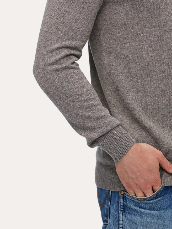 Cashwool sweater Grå