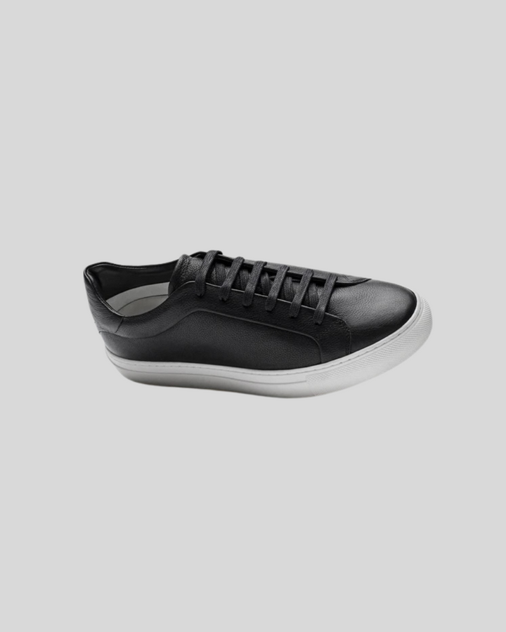 Læder Oxford Sneakers - Sort