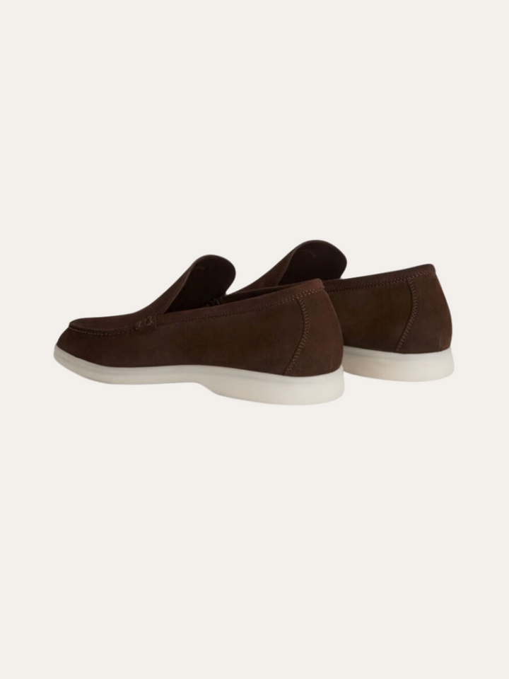 Forfinede Suede Loafers – Mørkebrun